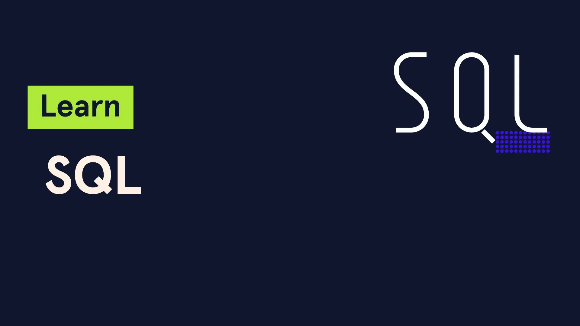 SQL命令使用教程：从入门到精通